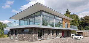 New Passive solar house near Buchlyvie Stirlingshire by Scottish architects