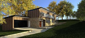 New architect designed house in Brookfield Scotland