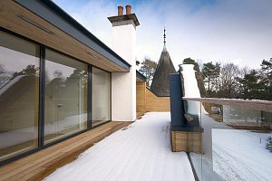 Penthouse in Edwardian villa conversion by Scottish architects