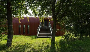 Kinross Passive house entrance contemporary architecture