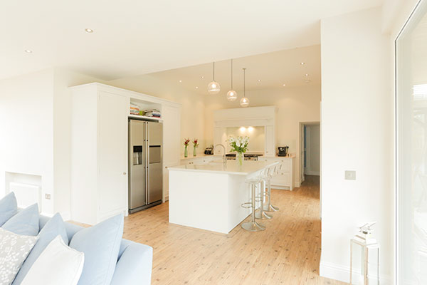 Kitchen extension in South Lanarkshire by Glasgow architects