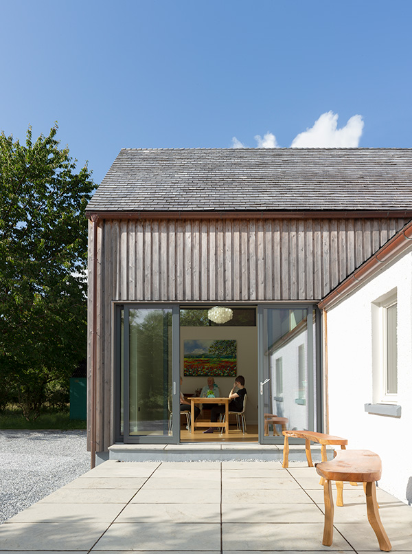 patio from architect designed extension