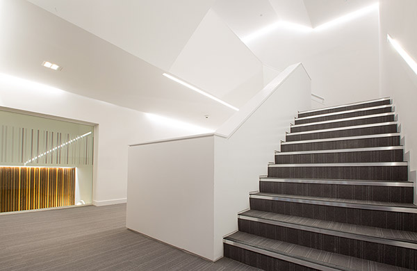 staircase and landing design Edinburgh offices