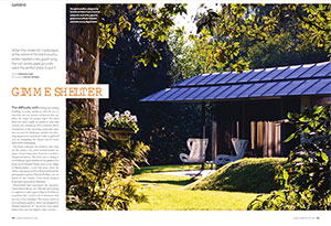 New designed Pavilion in Kent by scottish architect in Homes & Interiors magazine