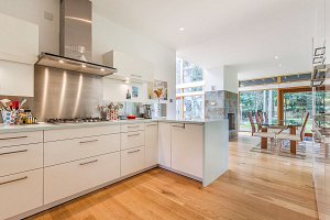 Architect designed kitchen woodland villa perthshire