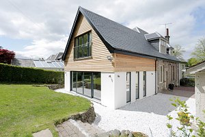 2 storey extension in Milngavie by Glasgow architects