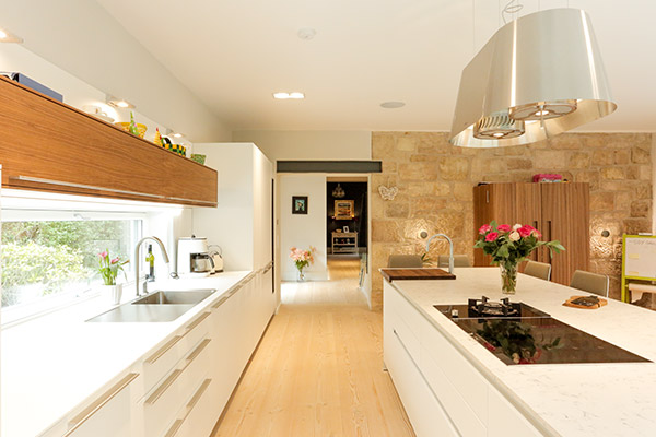 Kitchen architecture in Tannoch Loch extension Milngavie