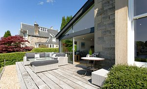 Architect designed extension at Tannoch Loch Milngavie