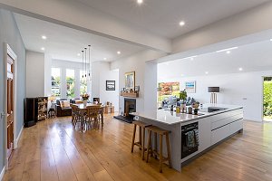 Kitchen dining with views over Tannoch Loch
