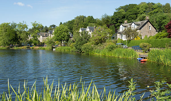 The house overlooking Tannoch Loch
