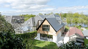 2-storey extension on Tannoch Loch Milngavie by Glasgow architects