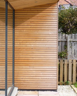 detail of Troon extension by Scottish architect