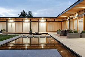 Walled Garden Villa in Perthshire by Scottish architect