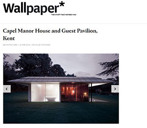 Wallpapermagazine press article Ewan Cameron Architects Scotland