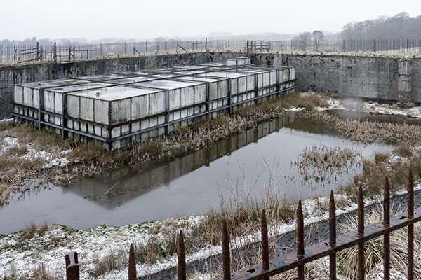 photo of disused Victorian watertank for house site
