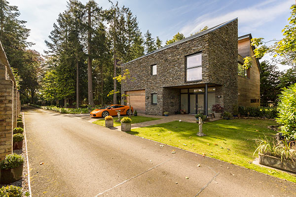 Architect designed house in Perthshire woodland